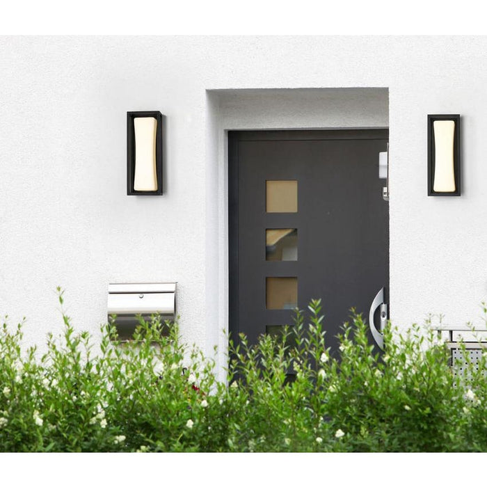 Z-Lite Baden Black LED Outdoor Wall Sconce 587S-BK-LED | theLightShop