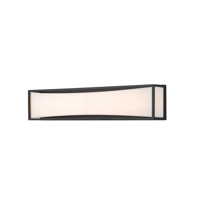 Z-Lite Baden Matte Black LED Vanity 1933-24MB-LED | theLightShop
