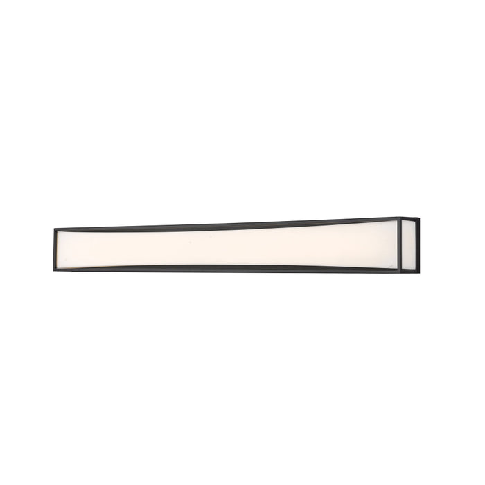 Z-Lite Baden Matte Black LED Vanity 1933-46MB-LED | theLightShop
