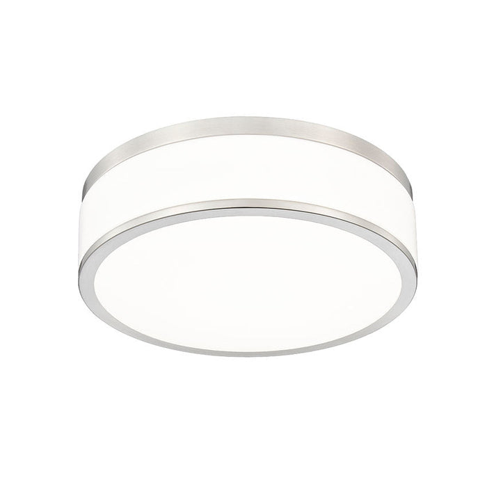 Z-Lite Ballord Flushmount Brushed Nickel LED 1 Light 12 Inch 1012F12-BN-LED | theLightShop