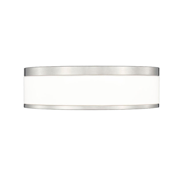 Z-Lite Ballord Flushmount Brushed Nickel LED 1 Light 12 Inch 1012F12-BN-LED | theLightShop