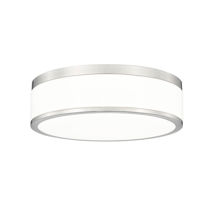 Z-Lite Ballord Flushmount Brushed Nickel LED 1 Light 12 Inch 1012F12-BN-LED | theLightShop