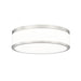 Z-Lite Ballord Flushmount Brushed Nickel LED 1 Light 12 Inch 1012F12-BN-LED | theLightShop