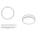 Z-Lite Ballord Flushmount Brushed Nickel LED 1 Light 16 Inch 1012F16-BN-LED | theLightShop