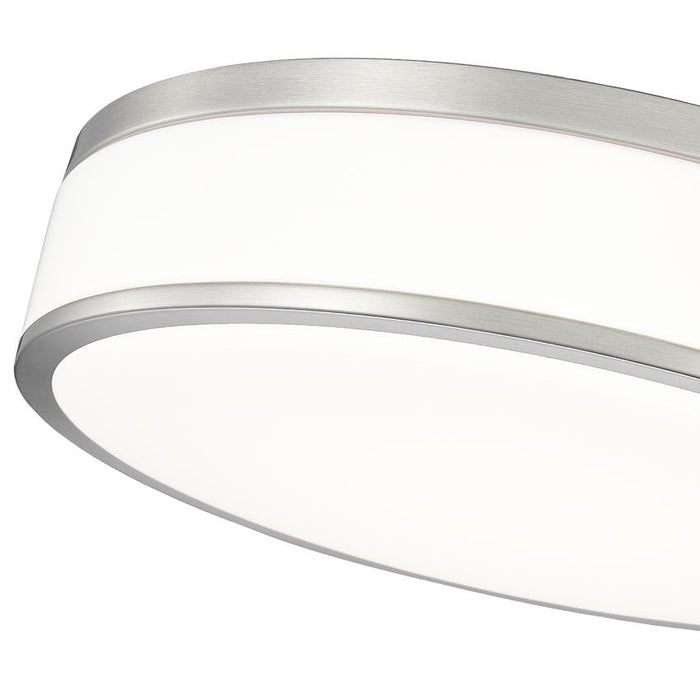 Z-Lite Ballord Flushmount Brushed Nickel LED 1 Light 16 Inch 1012F16-BN-LED | theLightShop