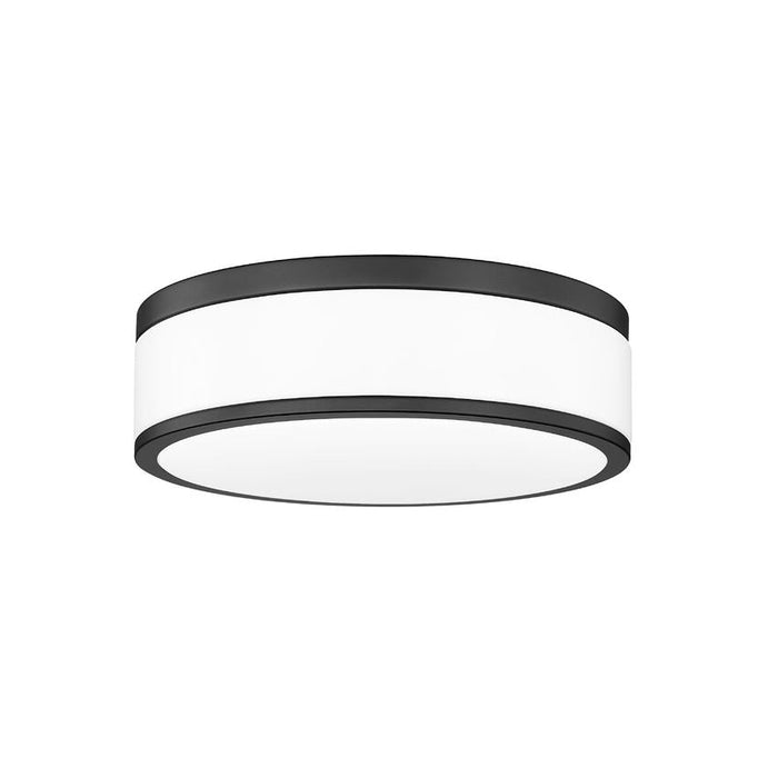 Z-Lite Ballord Flushmount Matte Black LED 1 Light 12 Inch 1012F12-MB-LED | theLightShop
