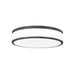Z-Lite Ballord Flushmount Matte Black LED 1 Light 16 Inch 1012F16-MB-LED | theLightShop