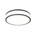 Z-Lite Ballord Flushmount Matte Black LED 1 Light 16 Inch 1012F16-MB-LED | theLightShop