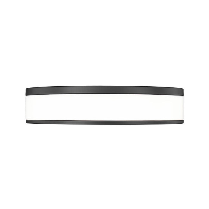 Z-Lite Ballord Flushmount Matte Black LED 1 Light 16 Inch 1012F16-MB-LED | theLightShop
