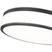 Z-Lite Ballord Flushmount Matte Black LED 1 Light 16 Inch 1012F16-MB-LED | theLightShop