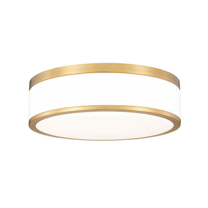 Z-Lite Ballord Flushmount Modern Gold LED 1 Light 12 Inch 1012F12-MGLD-LED | theLightShop
