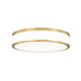 Z-Lite Ballord Flushmount Modern Gold LED 1 Light 16 Inch 1012F16-MGLD-LED | theLightShop