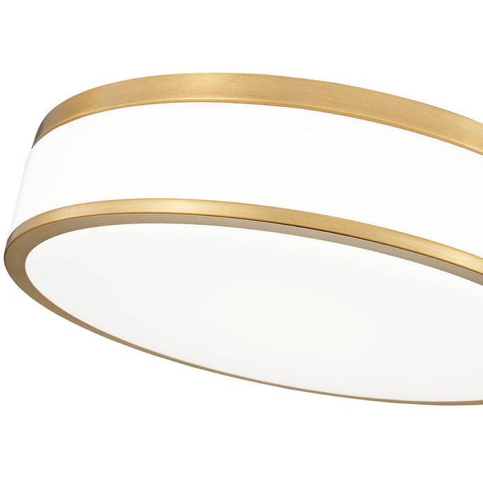 Z-Lite Ballord Flushmount Modern Gold LED 1 Light 16 Inch 1012F16-MGLD-LED | theLightShop