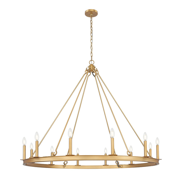 Z-Lite Barclay 12 Light Chandelier - Rubbed Brass