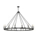 Z-Lite Barclay 16 Light Chandelier - Matte Black