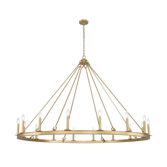 Z-Lite Barclay 16 Light Chandelier - Rubbed Brass