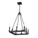 Z-Lite Barclay Matte Black Chandelier 482S-8-20MB | theLightShop