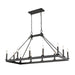 Z-Lite Barclay Matte Black Island-Billiard 482-12L-MB | theLightShop