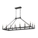 Z-Lite Barclay Matte Black Island-Billiard 482-16L-MB | theLightShop