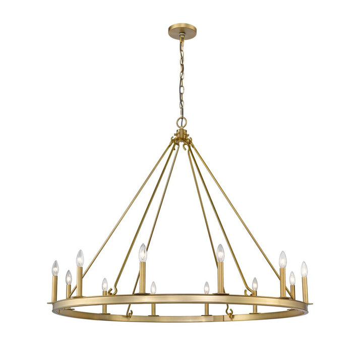 Z-Lite Barclay Olde Brass Chandelier 482R-12OBR | theLightShop