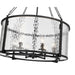 Z-Lite Barrington Matte Black 6 Light Pendant 346P26-MB | theLightShop