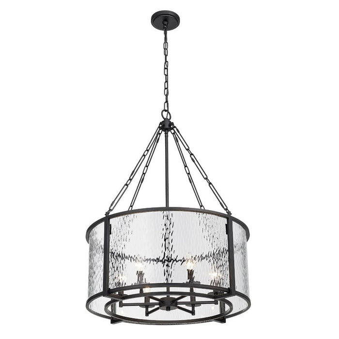 Z-Lite Barrington Matte Black 6 Light Pendant 346P26-MB | theLightShop
