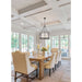 Z-Lite Barrington Matte Black 6 Light Pendant 346P26-MB | theLightShop
