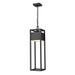 Z-Lite Barwick Black LED Outdoor Chain Mount Ceiling Fixture 585CHB-BK-LED | theLightShop
