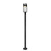 Z-Lite Barwick Black LED Outdoor Post Mounted Fixture 585PHMR-567P-BK-LED | theLightShop