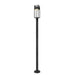 Z-Lite Barwick Black LED Outdoor Post Mounted Fixture 585PHMR-567P-BK-LED | theLightShop