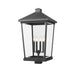 Z-Lite Beacon Black Outdoor Post Mount Fixture 568PHXXLS-BK | theLightShop