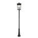 Z-Lite Beacon Black Outdoor Post Mounted Fixture 568PHXXLR-511P-BK | theLightShop