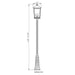 Z-Lite Beacon Black Outdoor Post Mounted Fixture 568PHXXLR-511P-BK | theLightShop