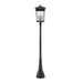 Z-Lite Beacon Black Outdoor Post Mounted Fixture 568PHXXLR-564P-BK | theLightShop