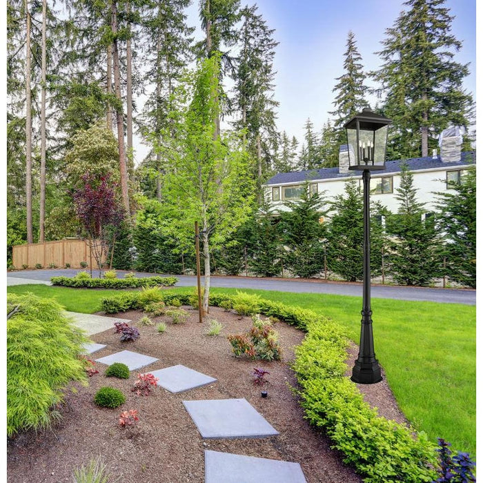 Z-Lite Beacon Black Outdoor Post Mounted Fixture 568PHXXLR-564P-BK | theLightShop