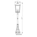 Z-Lite Beacon Black Outdoor Post Mounted Fixture 568PHXXLR-564P-BK | theLightShop
