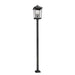 Z-Lite Beacon Black Outdoor Post Mounted Fixture 568PHXXLS-536P-BK | theLightShop