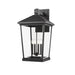 Z-Lite Beacon Black Outdoor Wall Sconce 568XXL-BK | theLightShop
