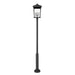 Z-Lite Beacon Outdoor Post Mounted Fixture Black 4 Light 568PHXXLR-5010P-BK | theLightShop