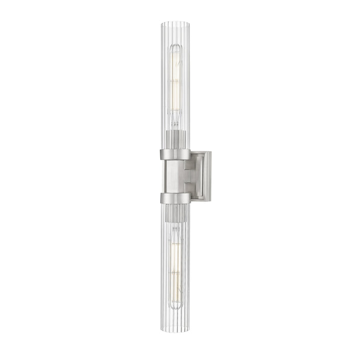 Z-Lite Beau 2 Light 27’’ Wall Sconce - Brushed Nickel
