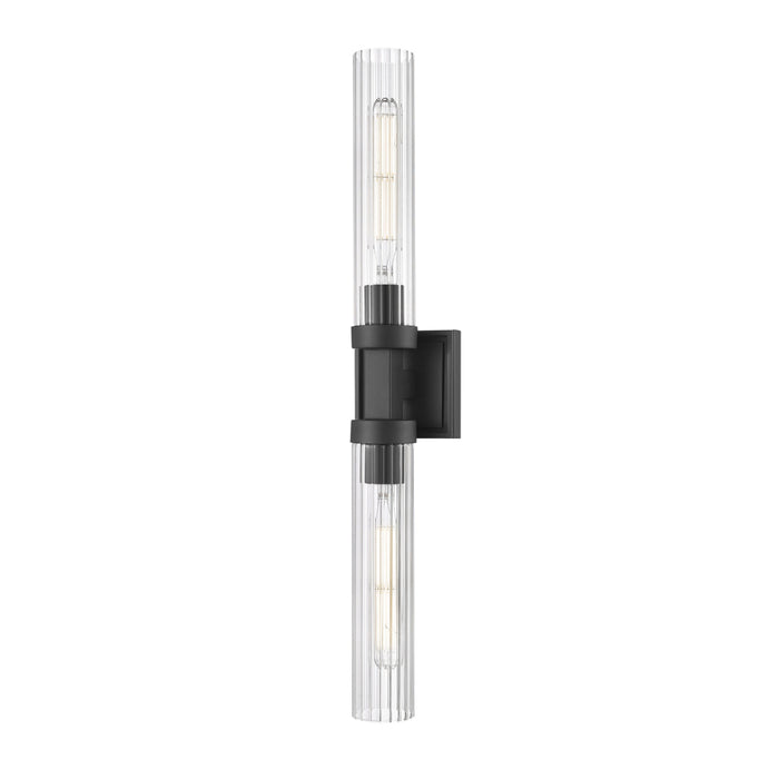 Z-Lite Beau 2 Light 27’’ Wall Sconce - Matte Black
