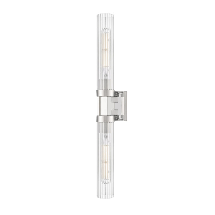 Z-Lite Beau 2 Light 27’’ Wall Sconce - Polished Nickel