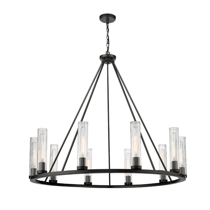 Z-Lite Beau Bronze 10 Light Chandelier 3031-10BRZ | theLightShop