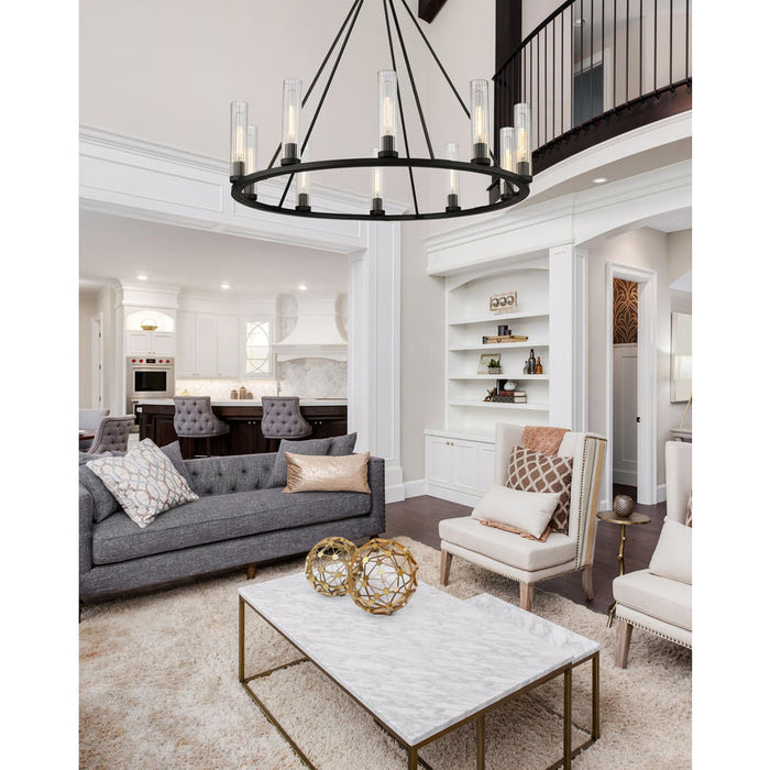 Z-Lite Beau Bronze 10 Light Chandelier 3031-10BRZ | theLightShop
