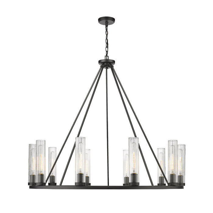 Z-Lite Beau Bronze 10 Light Chandelier 3031-10BRZ | theLightShop