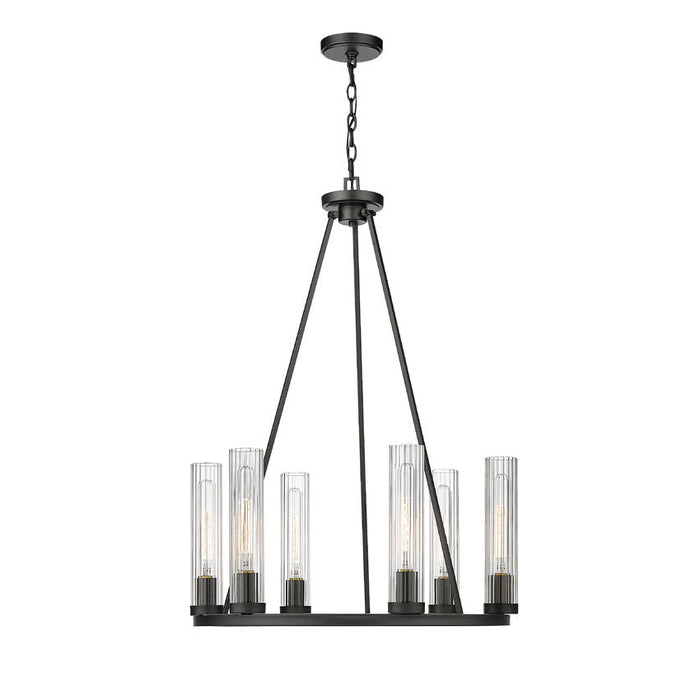 Z-Lite Beau Bronze 6 Light Chandelier 3031-6BRZ | theLightShop