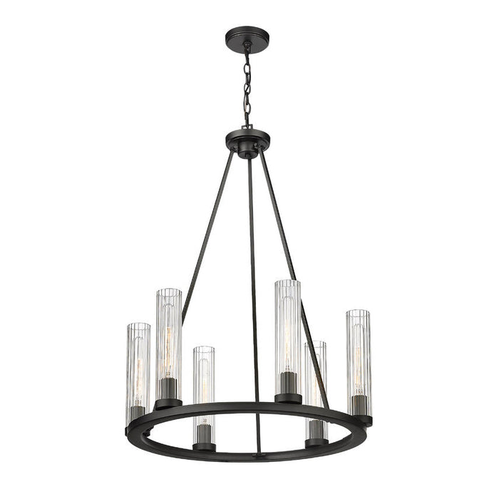 Z-Lite Beau Bronze 6 Light Chandelier 3031-6BRZ | theLightShop