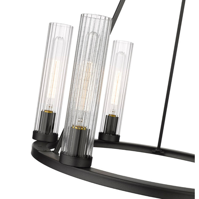 Z-Lite Beau Bronze 6 Light Chandelier 3031-6BRZ | theLightShop