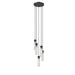 Z-Lite Beau Matte Black 5 Light Chandelier 740P-5R-MB | theLightShop