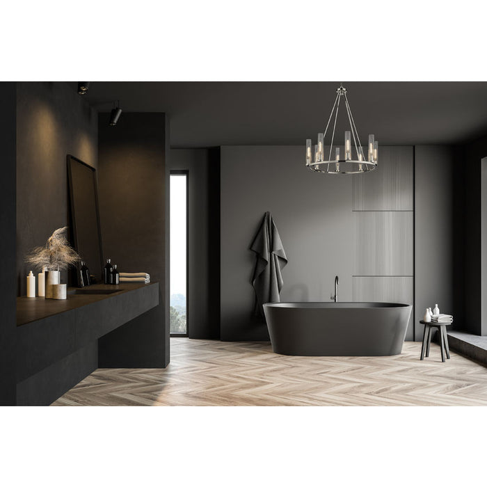 Z-Lite Beau Polished Nickel 8 Light Chandelier 3031-8PN | theLightShop